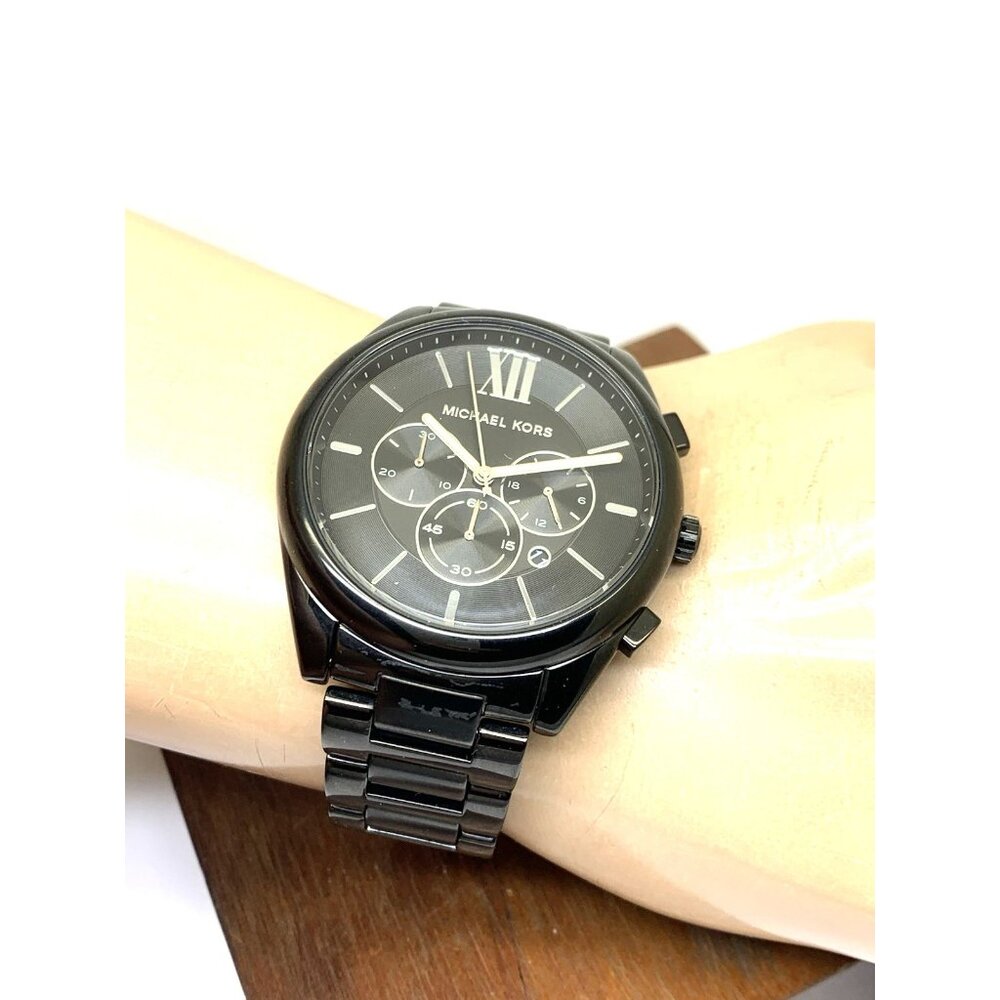 Michael Kors Men's Watch MK8993 Quartz Chronograph Black Dial Stainless Steel - Picture 6 of 15